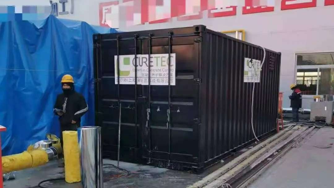 precast concrete curing equipment
